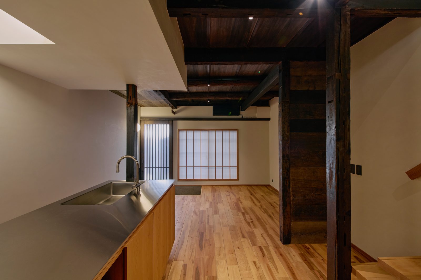 Bathroom soaking tub with window light