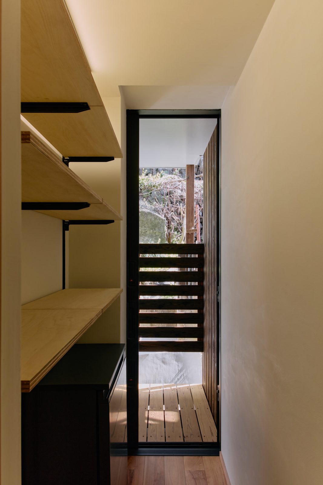 Second floor washroom with ceramic basin